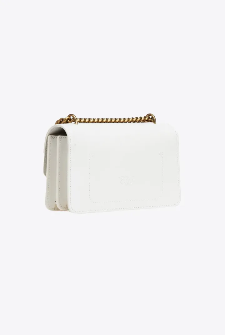 MINI LOVE BAG ONE SIMPLY — white/gold