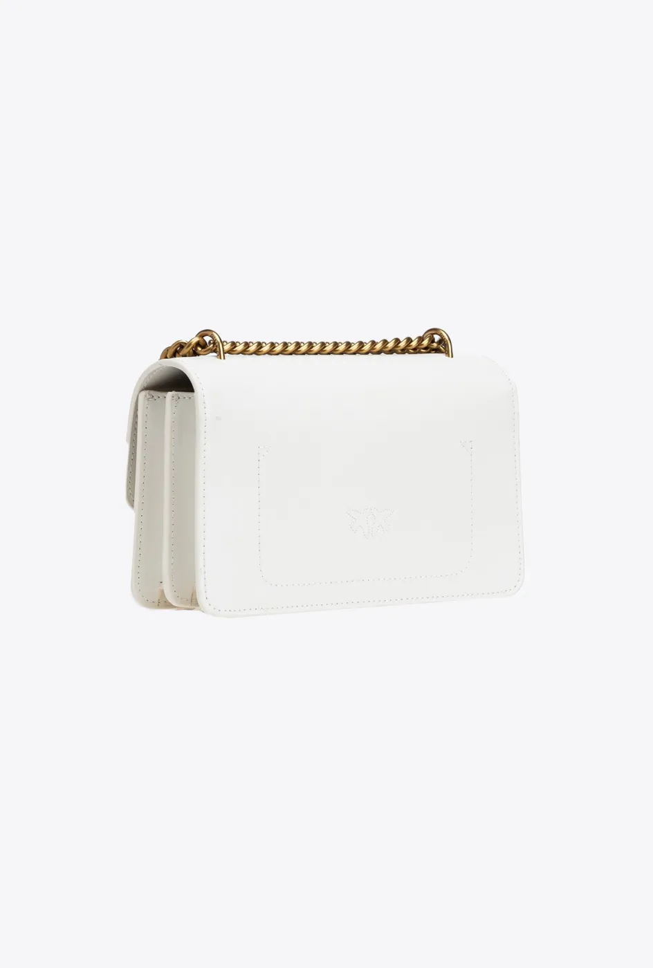 MINI LOVE BAG ONE SIMPLY — white/gold