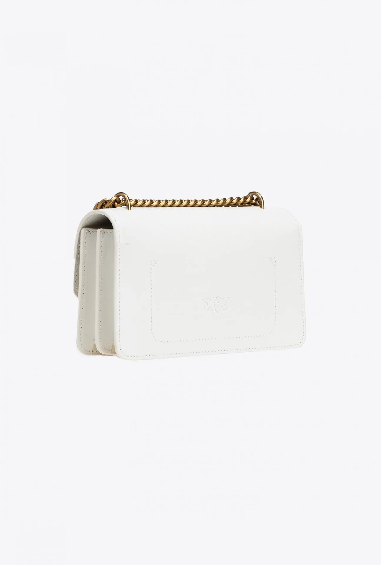 MINI LOVE BAG ONE SIMPLY — white/gold