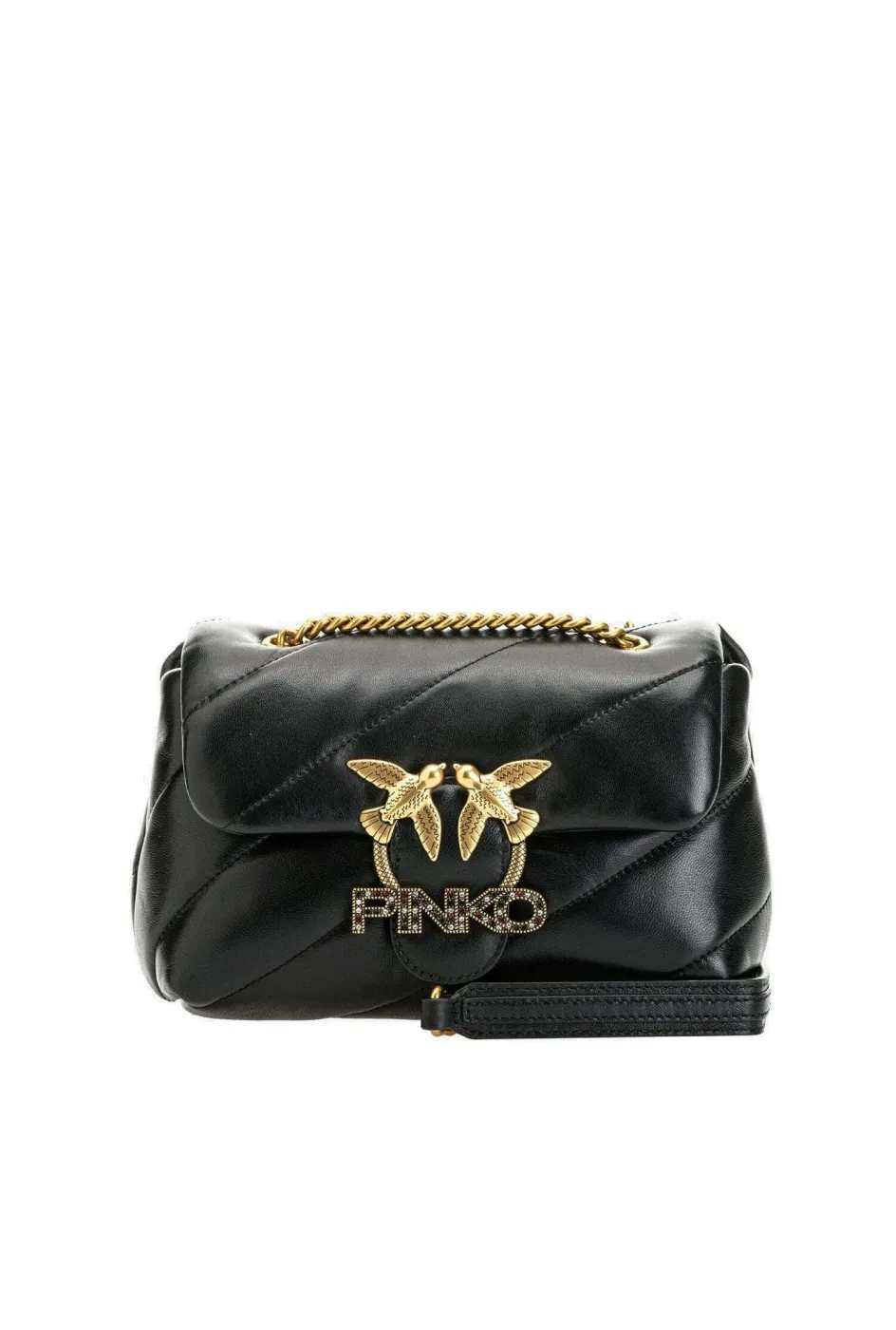 MINI LOVE BAG PUFF JEWEL — black — фото 1