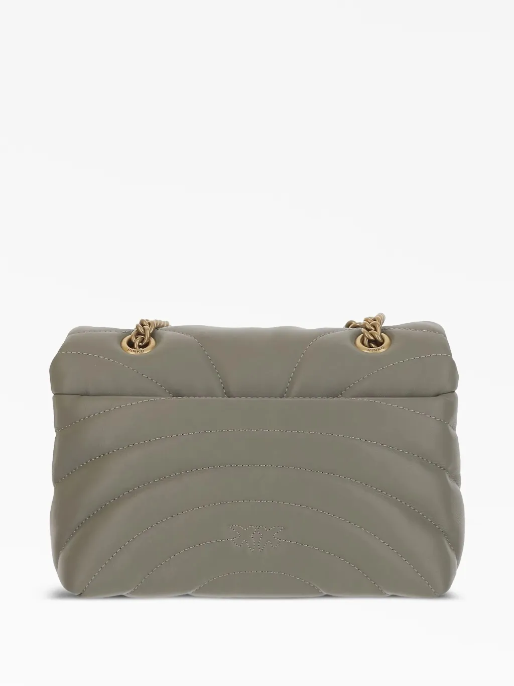MINI LOVE BAG PUFF LARGE BUTTERFLY QUILT — taupe — фото 4