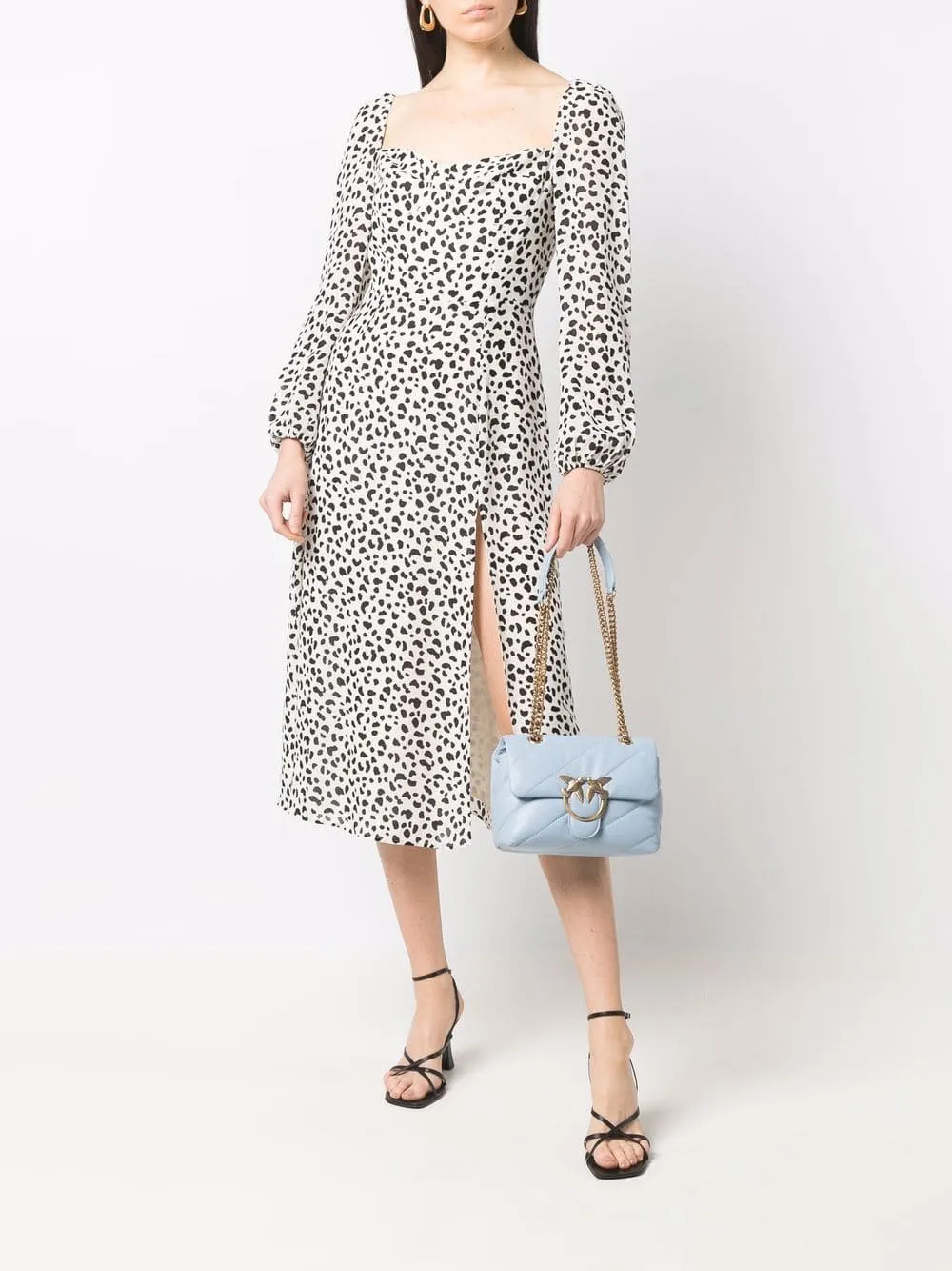 MINI LOVE BAG PUFF MAXI QUILT — light blue