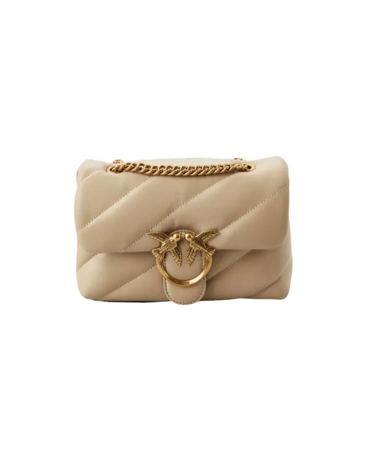 MINI LOVE BAG PUFF MAXI QUILT — sand