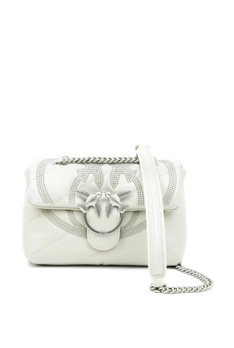 MINI LOVE BAG PUFF MAXI QUILT — white