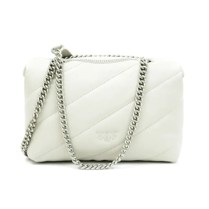 MINI LOVE BAG PUFF MAXI QUILT — white
