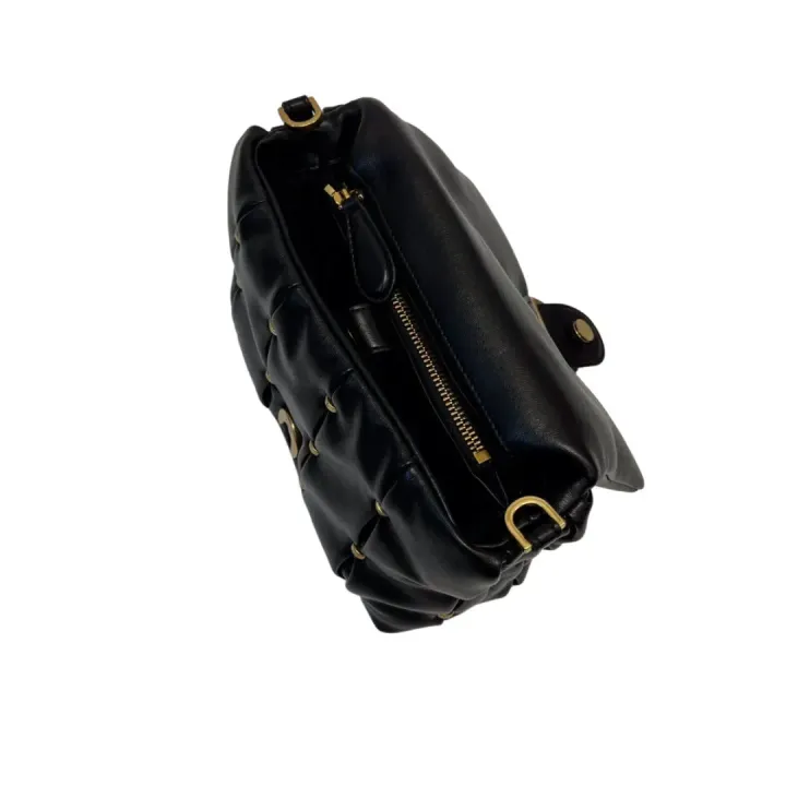 MINI LOVE BAG PUFF PINCHED — black
