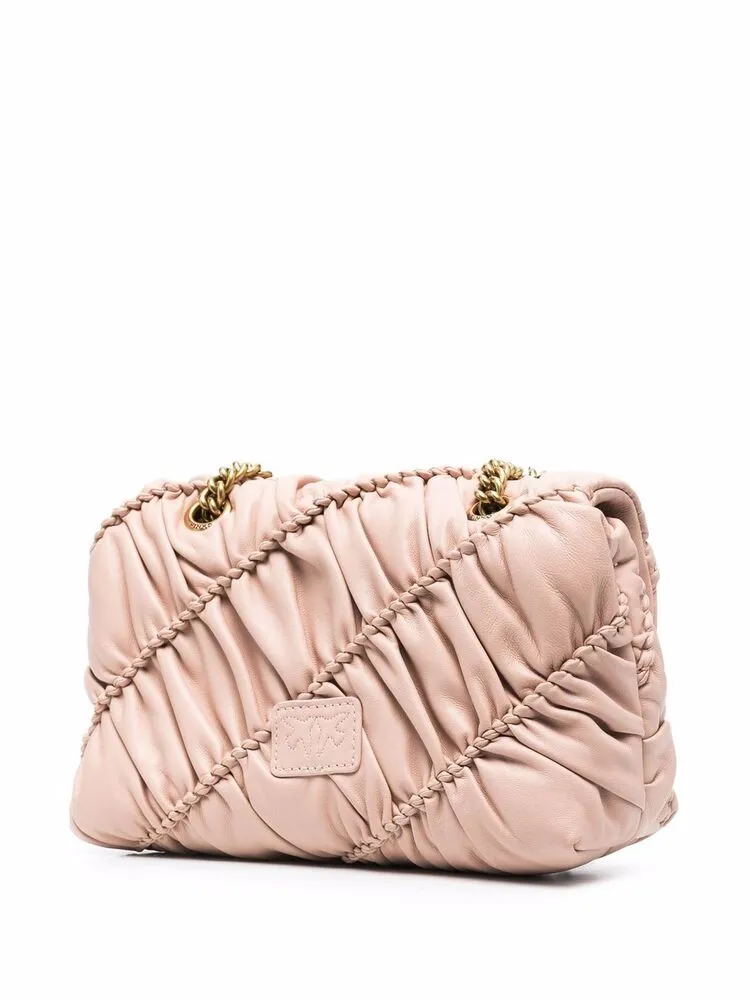 MINI LOVE BAG PUFF RUFFLE — dusty pink — фото 4
