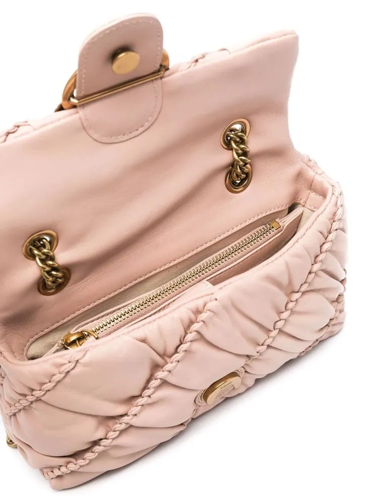 MINI LOVE BAG PUFF RUFFLE — dusty pink — фото 5