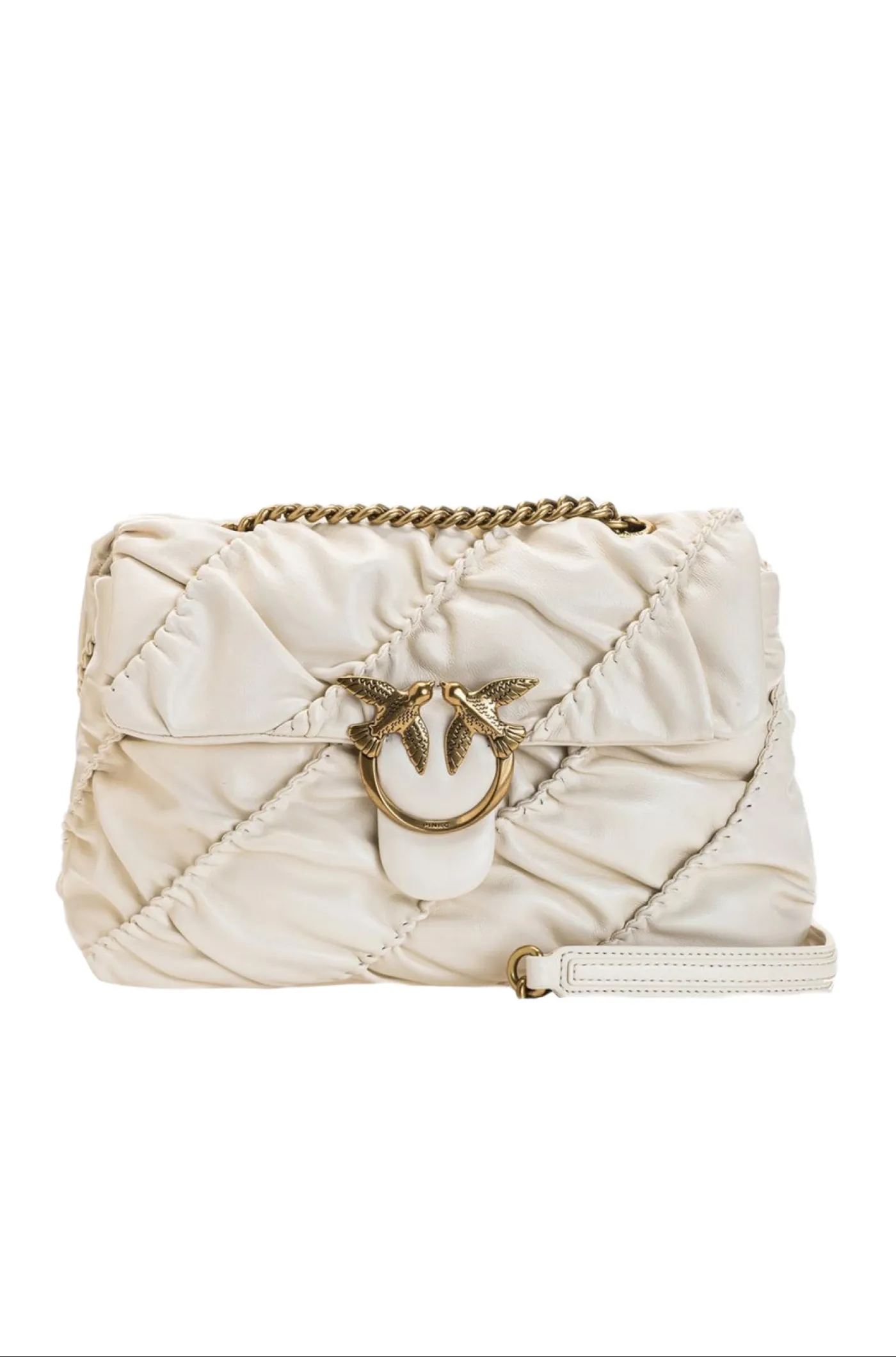 CLASSIC LOVE BAG PUFF RUFFLE — white — фото 1