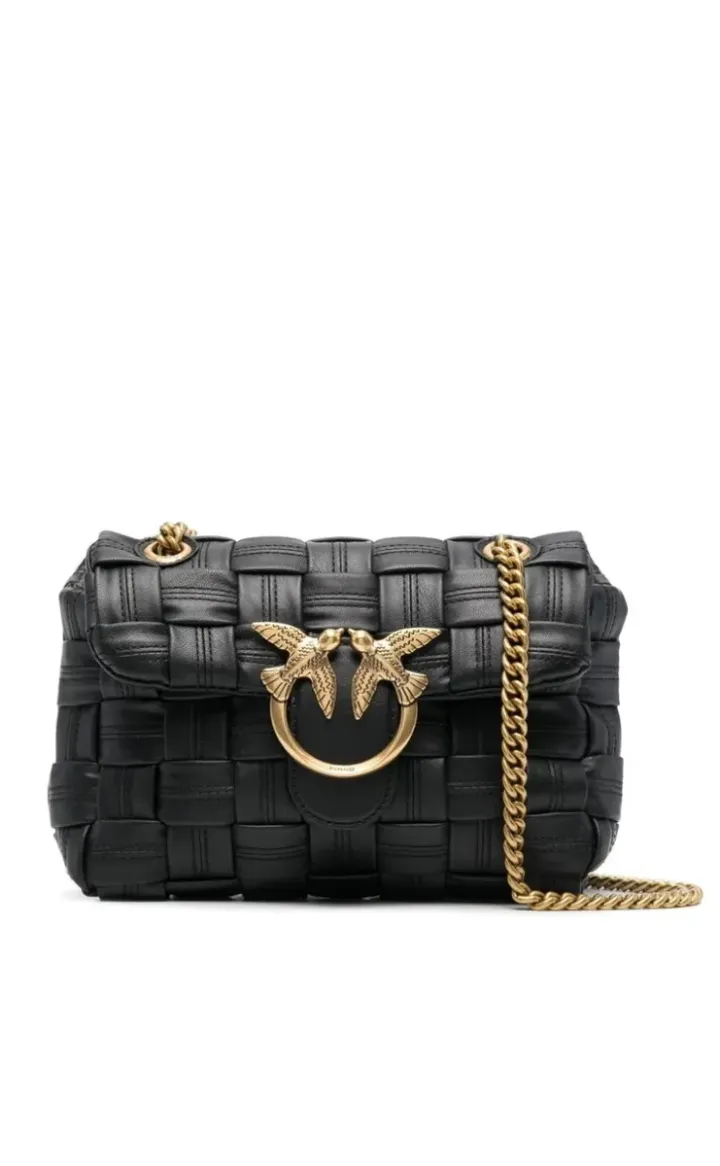MINI LOVE BAG PUFF WAVE — black