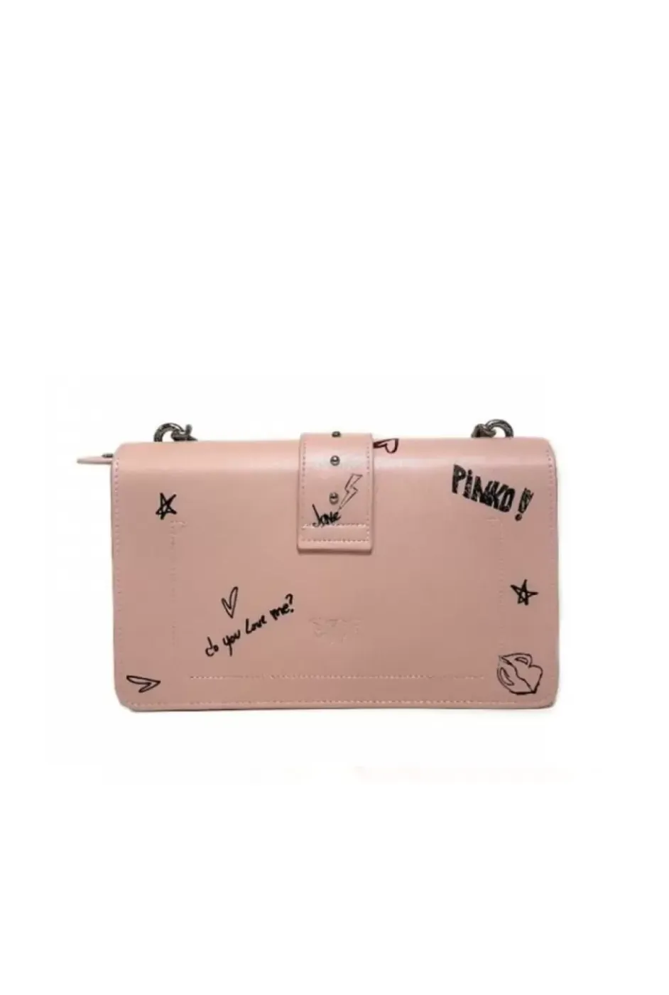 MINI LOVE BAG SIMPLY GRAFFITI — pink