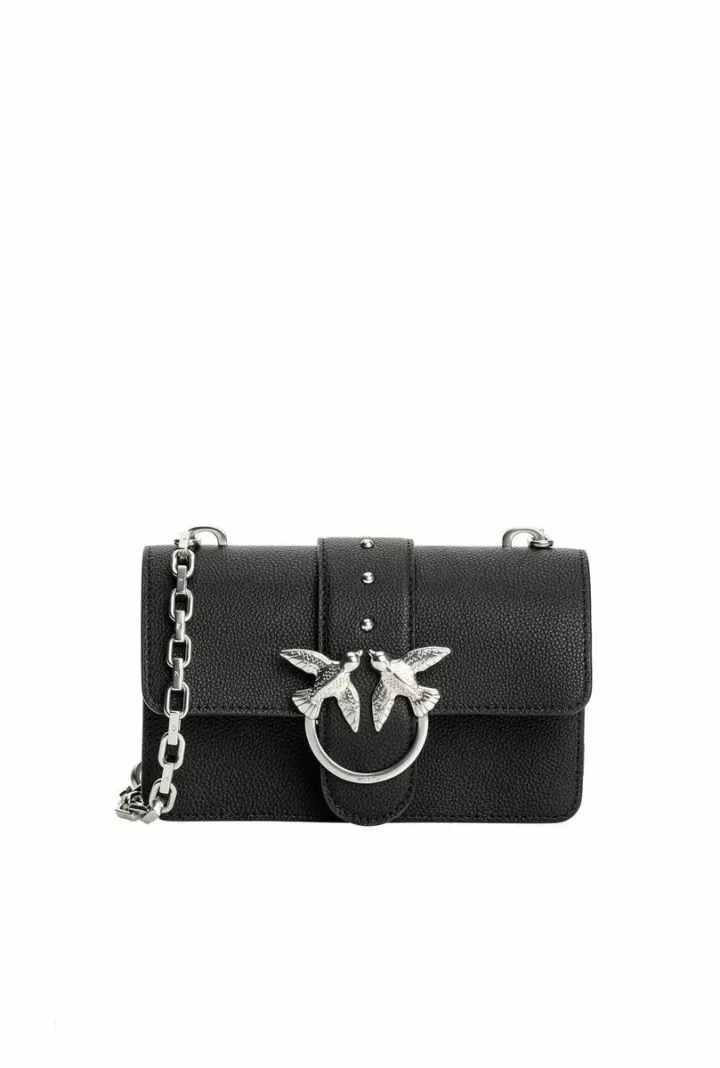 MINI LOVE BAG SIMPLY ROUGH — black