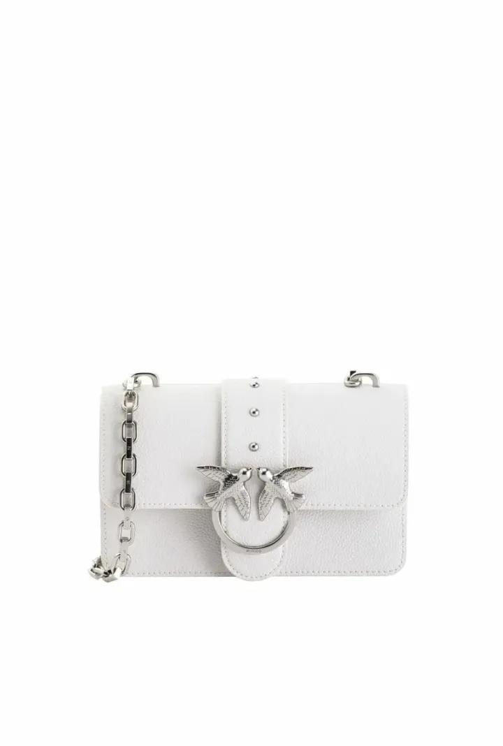 MINI LOVE BAG SIMPLY ROUGH — white