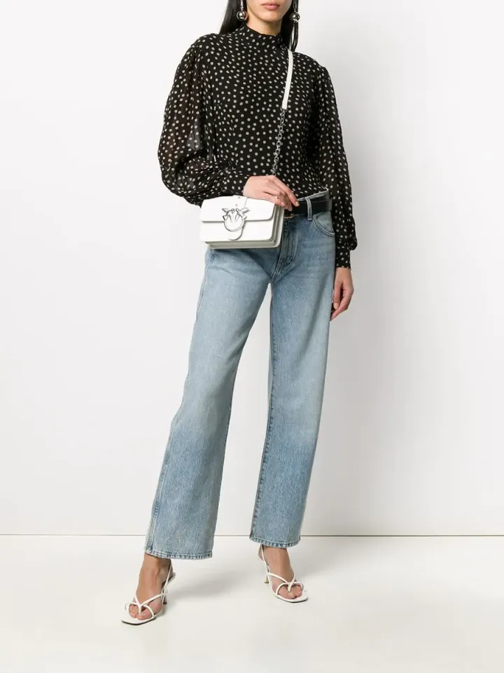 MINI LOVE BAG SIMPLY ROUGH — white