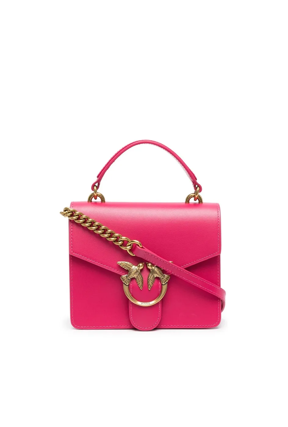 MINI LOVE BAG TOP HANDLE LOVE — fuchsia