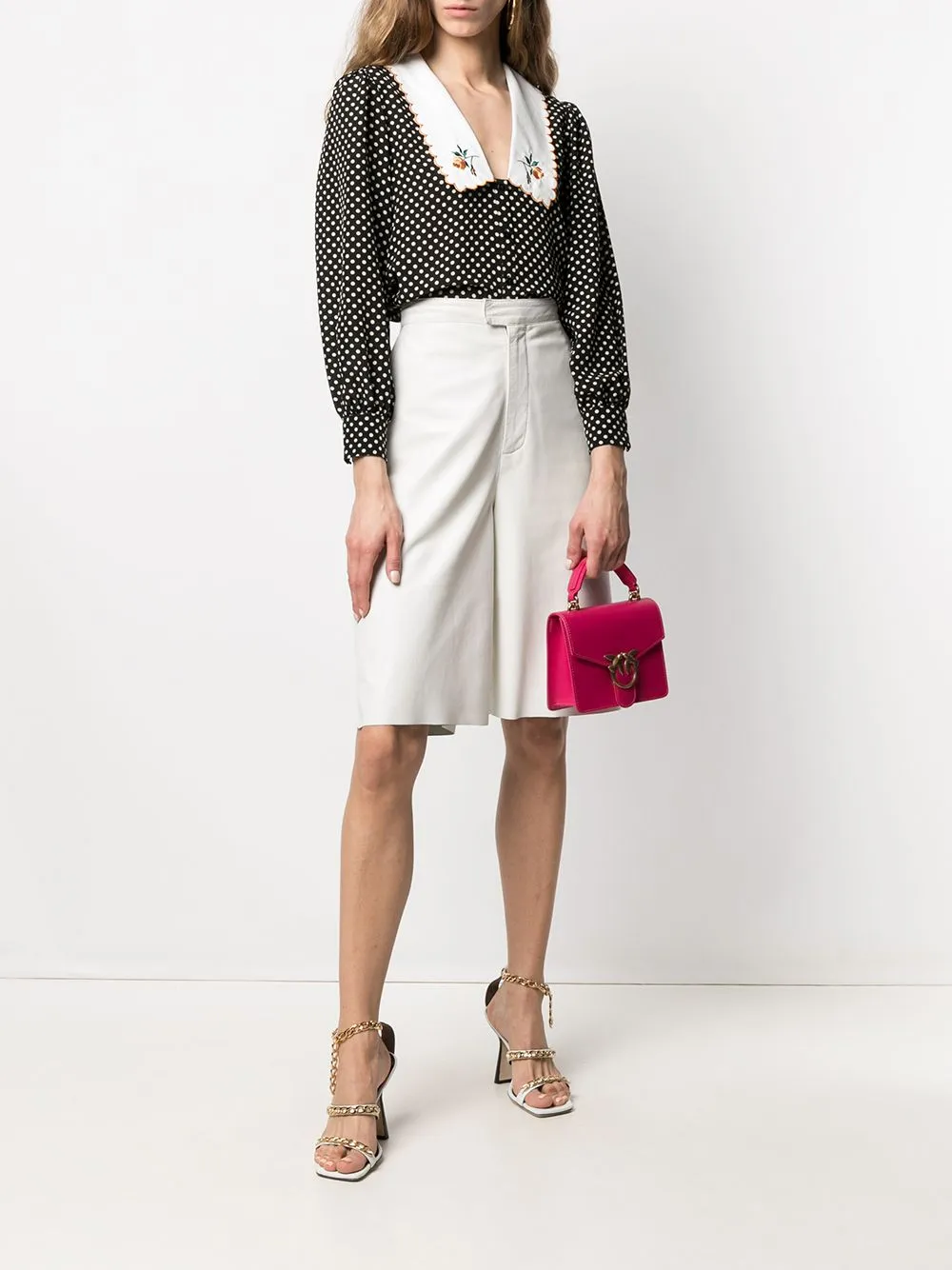 MINI LOVE BAG TOP HANDLE LOVE — fuchsia