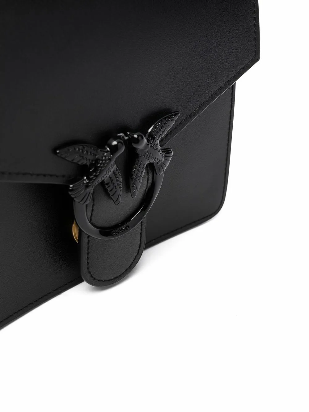 MINI LOVE BAG TOP HANDLE MAXI CHAIN — black — фото 5