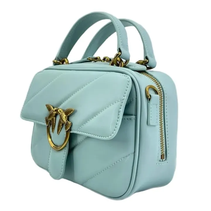 MINI SQUARE BAG MAXI QUILT — mint