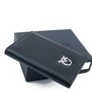 PASSPORT COVER — black silver