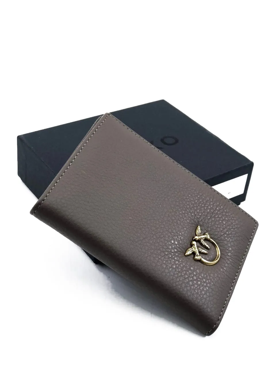 PASSPORT COVER — brown gold