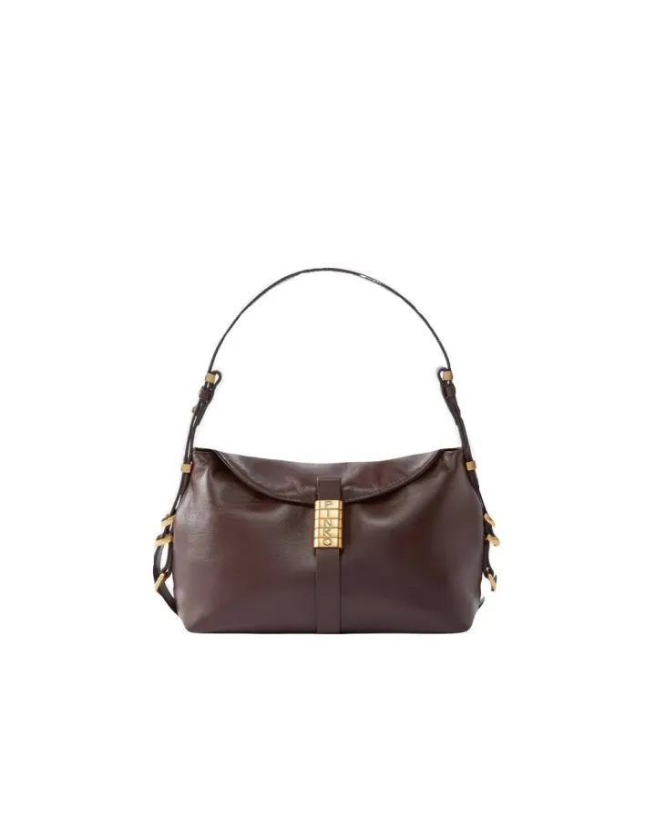 SADDLE BAG SMALL LEATHER BAG — red woody