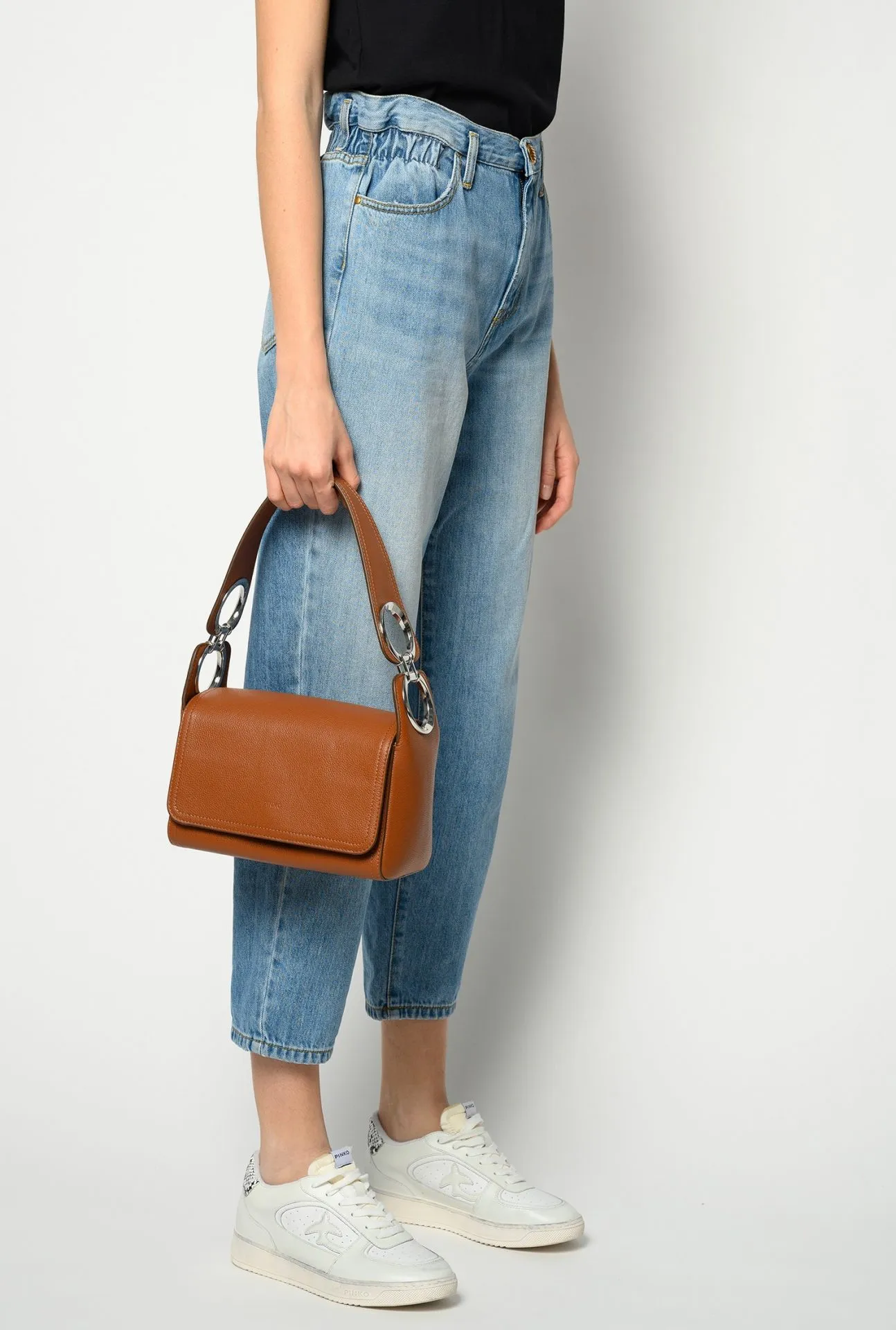 SHOULDER BAG INFINITY BUBBLES — brown