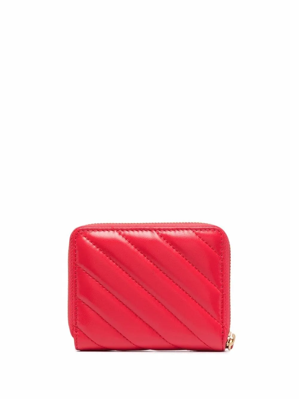 TAYLOR QUILTED WALLET — red