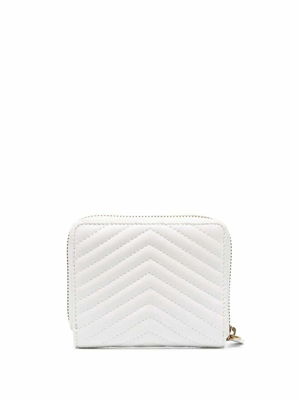 TAYLOR QUILTED WALLET — white